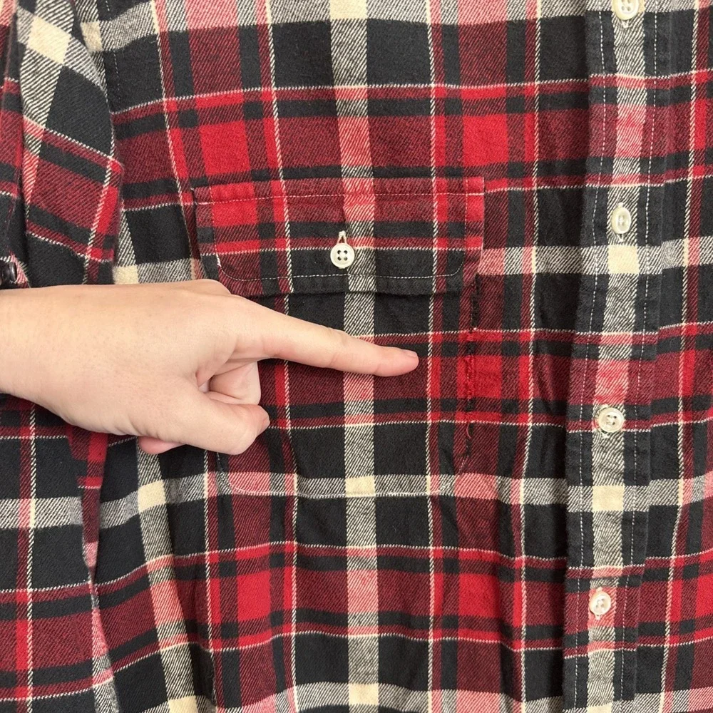 Vintage Polo Ralph Lauren‎ Double Pocket Flannel Tartan Men's XXL
